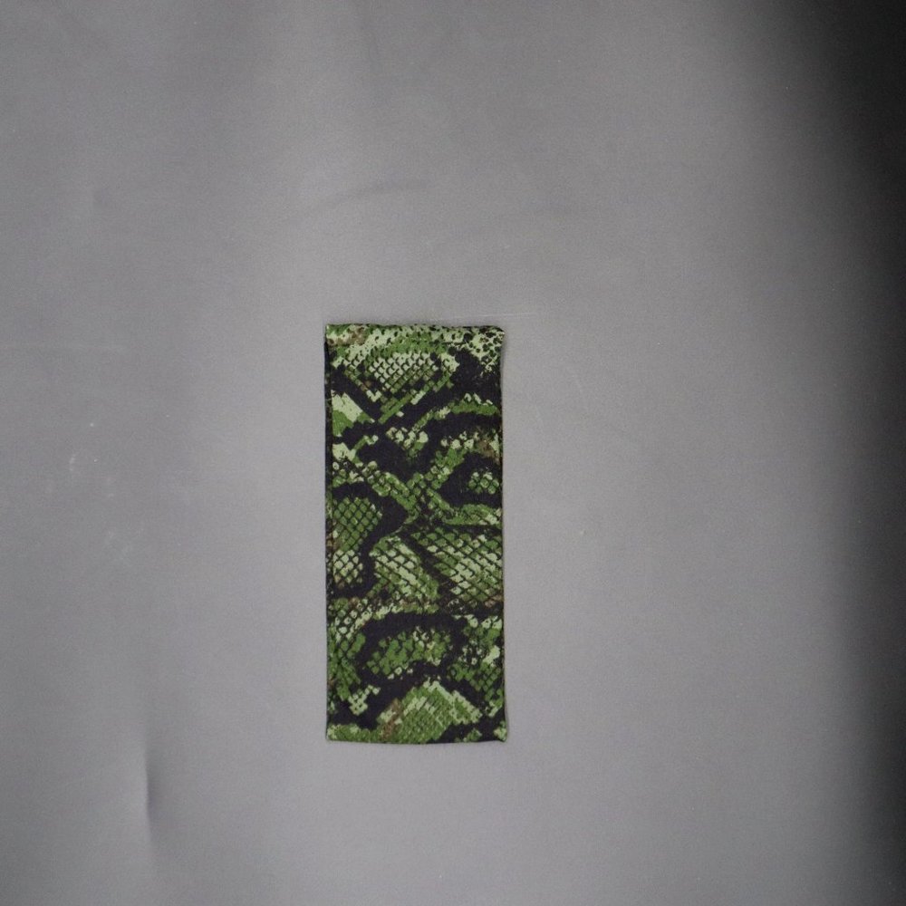 Green Reptile Print Headband